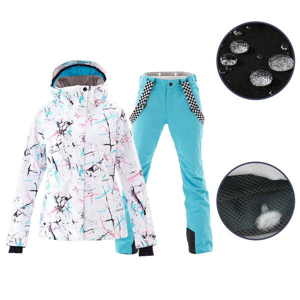 Super Warm Waterproof Breathable Wind Resistant Outdoor Snowboarding & Skiing gears (Free Shipping))