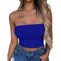 Sexy Casual Crop Top Vest Sleeveless Tube Tank Top (Free Shipping)