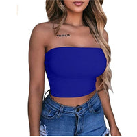 Sexy Casual Crop Top Vest Sleeveless Tube Tank Top (Free Shipping)