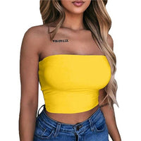 Sexy Casual Crop Top Vest Sleeveless Tube Tank Top (Free Shipping)