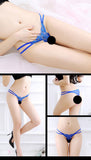 Lit asf Pearl Stimulate G-Spot Sexy Lingerie Bikini Thongs (Free Shipping)