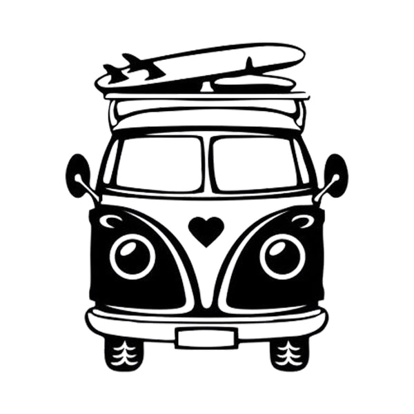 Sticker Camper Travel Surf Skateboard Beach Cloth Ocean Vinyl Sticker Decals Fashion Vehicle  Accessories (Free Shipping)