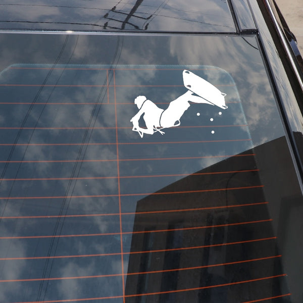 Sticker Wake Baorder Decor Vehicle Sticker (12.8*10.5CM) Vinyl Accessories Silhouette (Free Shipping)