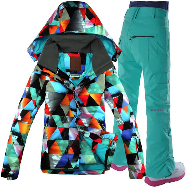 Snow Wear Super Warm Women Skiing & Snowboarding Gears (Free Shipping)